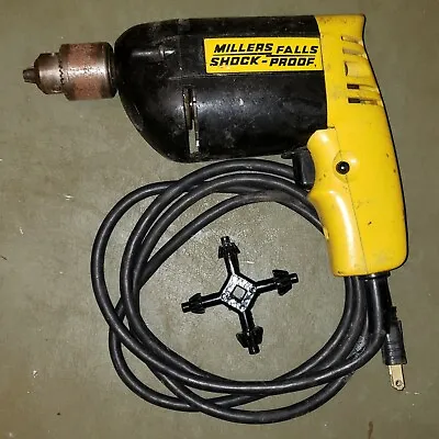 Millers Falls Corded Electric Drill Shock Proof RPMNL 1000 Tested Working • $25