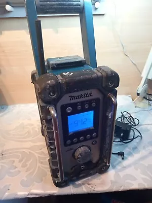 Makita BMR102 Job Site Radio AM/FM Works Fine But It's Filthy  SEE Pictures • £39