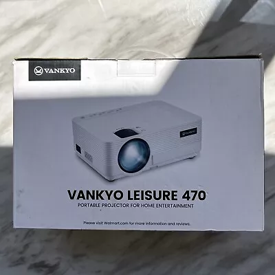 VANKYO Leisure 470 Mini Phone Projector - White - OPEN BOX • $35