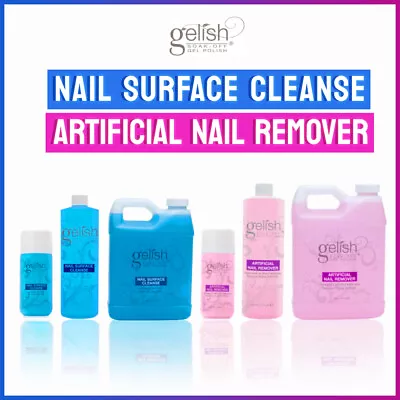 Gelish Artificial Nail Remover/ Surface Cleanse (4 Oz/16 Oz/32 Oz) *Pick Any* • $7.99