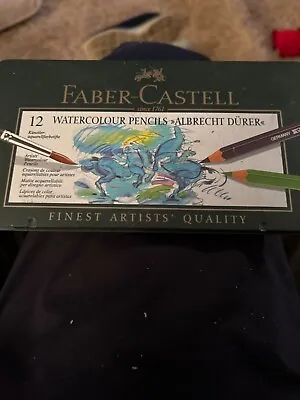 Faber Castell Albrecht Durer Box Of 12 Artists'  Water Colour Pencils • £20