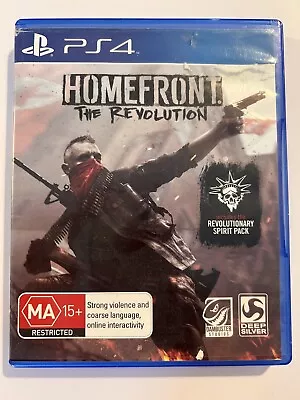 PS4 Playstation 4 - Homefront The Revolution Game- Free Postage • $11.69