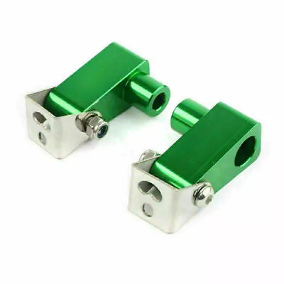 2PCS Fog Light Bracket Metal GREEN Fit Motorcycle Modification Support Holder • $18.48