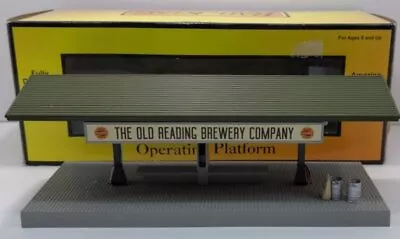 MTH 30-90190 O The Old Reading Brewing Company Operating Freight Platform LN/Box • $56.01