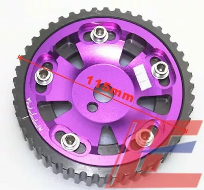 $39.80 • Buy For MITSUBISHI 4G93 ENGINE MOTOR ALUMINUM ADJUSTABLE CAM GEAR WHEEL SPROCKET 