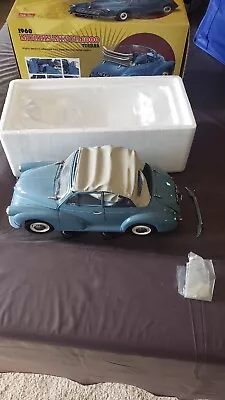 Sun Star 1960 Morris Minor 1000 Tourer - 1/12 Scale Limited Edition Blue BOXED • $205