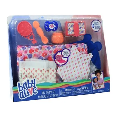 Baby Alive New Mommy Doll Diaper Bag/Wipe/Onsie/Blanket/Pacifier Accessory Kit • $60