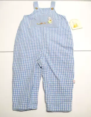 New Infant Toddler Boys Humphrey's Corner Mothercare Blue Check Outfit 12-18 Mon • $9.58