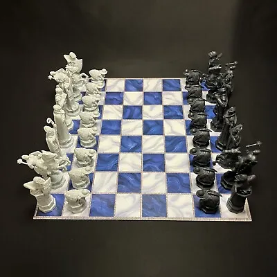 Complete Harry Potter Wizard Chess Set By Mattel Folding Chess Board Vtg 2002 • $12.99