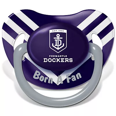 Freo Fremantle AFL Infant Baby Dummy Pacifier New Born Baby Shower Gift • £5.11