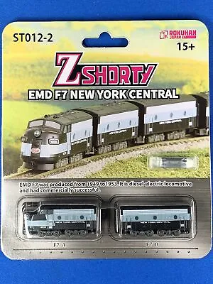 Rokuhan ST012-2 Z Gauge Z Scale Z Shorty EMD F7 New York Central Railroad Diesel • $26.49