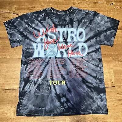 Travis Scott Shirt Size M Astro World Tour Tee No Bystanders Wish You We’re Here • $22.99