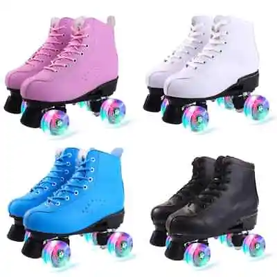 Skating Skates Shoes Boot Roller Lights Men Boy Women Size 5 6 7 8 9 10 11 12 13 • $69.99