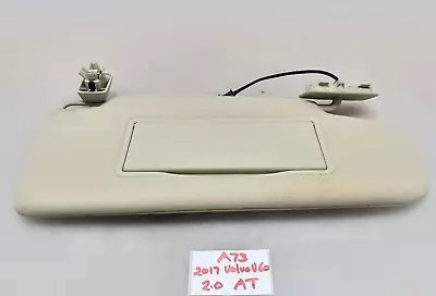 ✅ 11-18 OEM Volvo V60 S60 Front Right Passenger Side Sun Visor Sunvisor Beige • $74.35