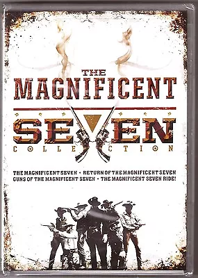 4 Movie The Magnificent Seven Collection 1-4 DVD Westerns Factory Sealed • $17.95