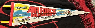 Vintage Air Force Museum Dayton Ohio Souvenir Felt Pennant • $13