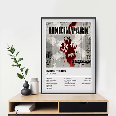 Hybrid Theory - Linkin Park Album Poster 20x30 24x36” Custom Music Canvas Poster • £24.88