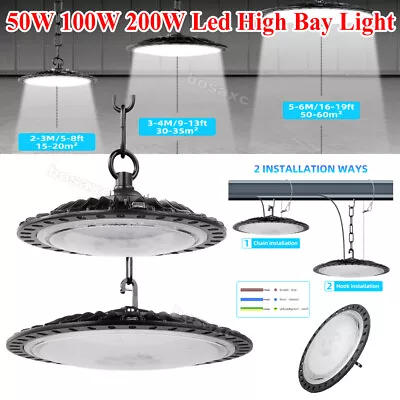 20 Pack 300W UFO Led High Bay Light Factory Warehouse Commercial Led Shop Lights • $32.99