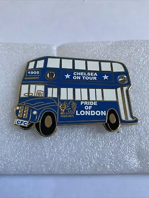 Chelsea Fc “ On Tour  / Pride Of London Bus “enamel Pin Badge • £4.99