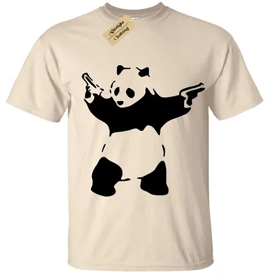 £10.95 • Buy Banksy Panda T-Shirt Mens S-5XL Urban Graffiti Cool Fashion Tee Top