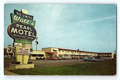 Walt's Pearl Motel Restaurant Parma Heights Ohio Vintage Postcard • $4.50