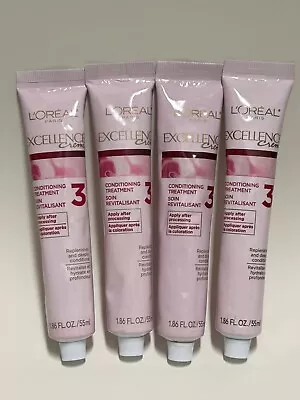 Loreal Paris-Excellence Creme- Conditioning Hair Treatment- 4 Pack- New! • $25