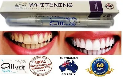 Allure Teeth Whitening Pen Tooth Gel 18%CP High Strength Home Use Fast Results • $14.95