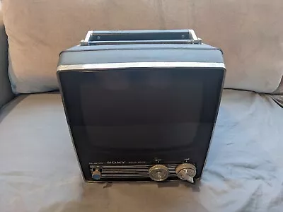 Vintage Sony Solid State Portable TV Model 950-A Powers On • $70.79