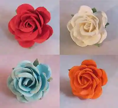 Medium Flower Rose Men's Lapel Pin - Wedding / Formals / Everyday Choose Your Co • $6