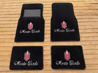 Fit For Chevy Monte Carlo Floor Mat Carpet LS SS CL 1970-1988 BLACK 4PCS • $144