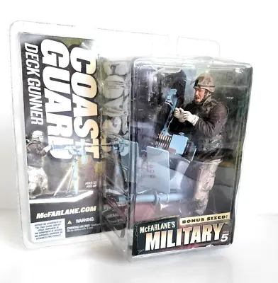 McFarlane's Coast Guard Gunner Military Series 5 Bonus Sized ! Action Figure • £74.99