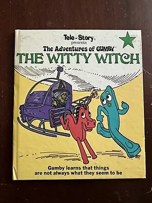 The Adventures Of Gumby The Witty Witch Tele-Story BOOK Vintage 1984 RARE VGC • $26