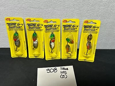 5 Fishing Lures - Panther Martin Dual Flash 3/8 Oz HFG (Comb. Ship = +1) • $10.50