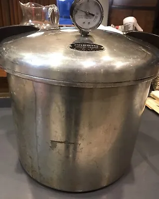 Vintage Large PRESTO Pressure Cooker Canner 21 Quart Model 21-B Seal • $60