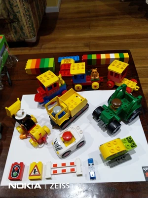 $44.99 • Buy 55pc Lego Duplo VEHICLES TOYS LOT Circus Train Car Tractor Firetruck Dump Truck 