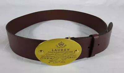 Ralph Lauren Leather Belt With Buckle • £70