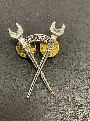 $13 • Buy Iron Workers Biker Pin USA Made Pin