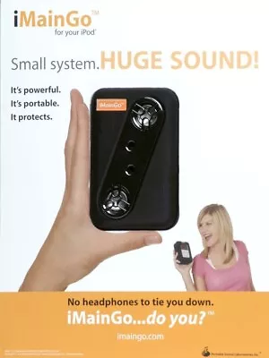 IMainGo Portable MP3 SPEAKER SYSTEM (Brand New Old Stock) • $39.95