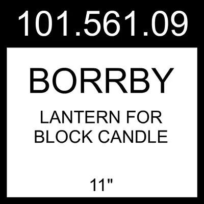 $94.99 • Buy IKEA BORRBY Lantern For Block Candle Indoor/outdoor Black  11  101.561.09