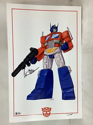 G1 Transformers Optimus Prime Poster 11x17 Picture Signed Autograph Peter Cullen • $399.84