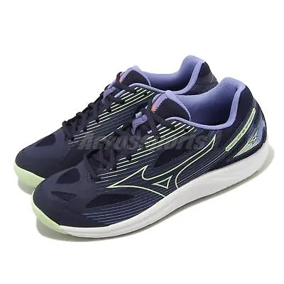 Mizuno Cyclone Speed 4 Purple Green White Men Sport Volleyball Shoes V1GA2380-11 • $69.99