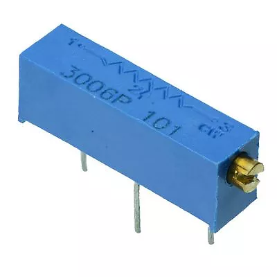 3006 19mm Multiturn Cermet Preset Trimmer Potentiometer Pot ±10% • £2.09