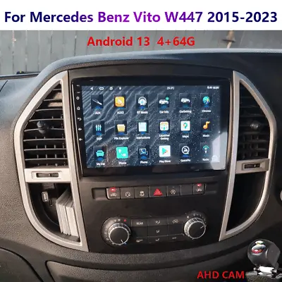 4-64G Android13 For Mercedes Benz Vito W447 2016-22 Carplay Car Stereo Radio GPS • $182.67