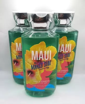 Bath And Body Works Maui Mango Surf Body Wash 10 Fl Oz (set Of 3) • $49.95