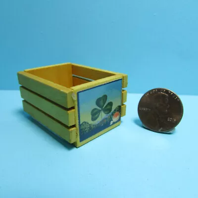 Dollhouse Miniature Large Wood Vegetable Fruit Crate With Label IM39024C • $2.69