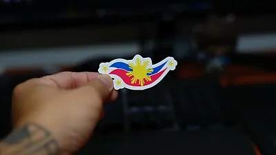 $4.39 • Buy Philippine FLAG Die Cut Stickers For Cars Laptop Wall Waterbottle Tumblers Yeti 