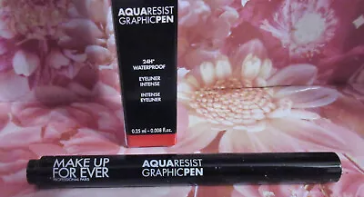 Make Up For Ever 24hr Aqua Resist Graphic Liner Vinyl Pen Eyeliner Travel Sz NIB • $7.45