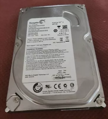 Seagate 500GB SATA 3.5 Hard Drive ST3500414CS 6VV WU PN 9GW142-160 FW CA14 • $16.97