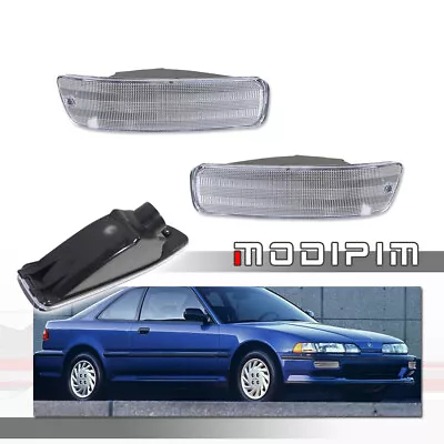 Clear Front Bumper Turn Signal Lights For 92-93 Acura Integra RS / GS / LS / GSR • $29.99