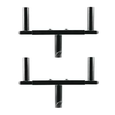 2x Thor SPS02 Twin Speaker Stand Adapter Fork Dual Mount Bracket PA DJ • £32